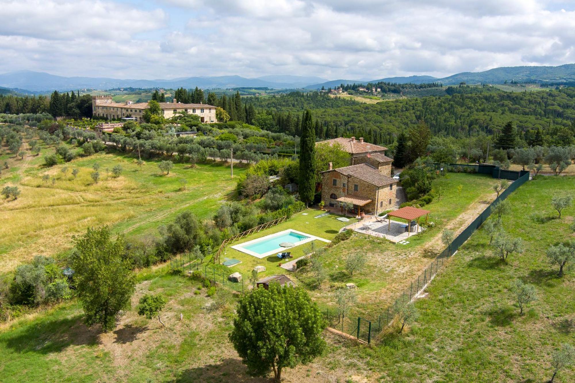 Villa Sunset Greve in Chianti Esterno foto